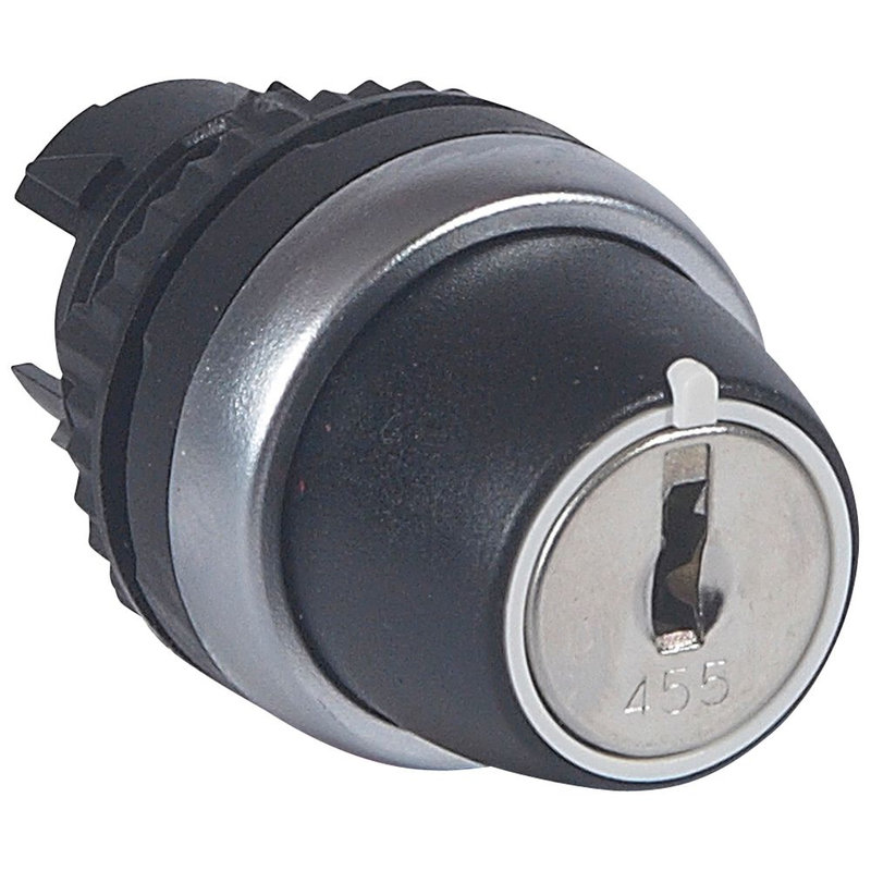 Legrand 023961 - Osmoz compo - bouton tournant non lum - clé - 3 posit. d et g - 45°