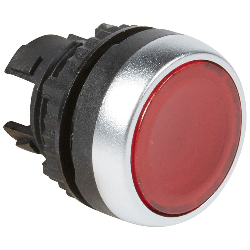 Legrand 024001 - Tête à impulsion lumineuse affleurante IP69 Osmoz composable - rouge