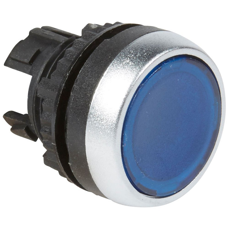 Legrand 024003 - Tête à impulsion lumineuse affleurante IP69 Osmoz composable - bleu