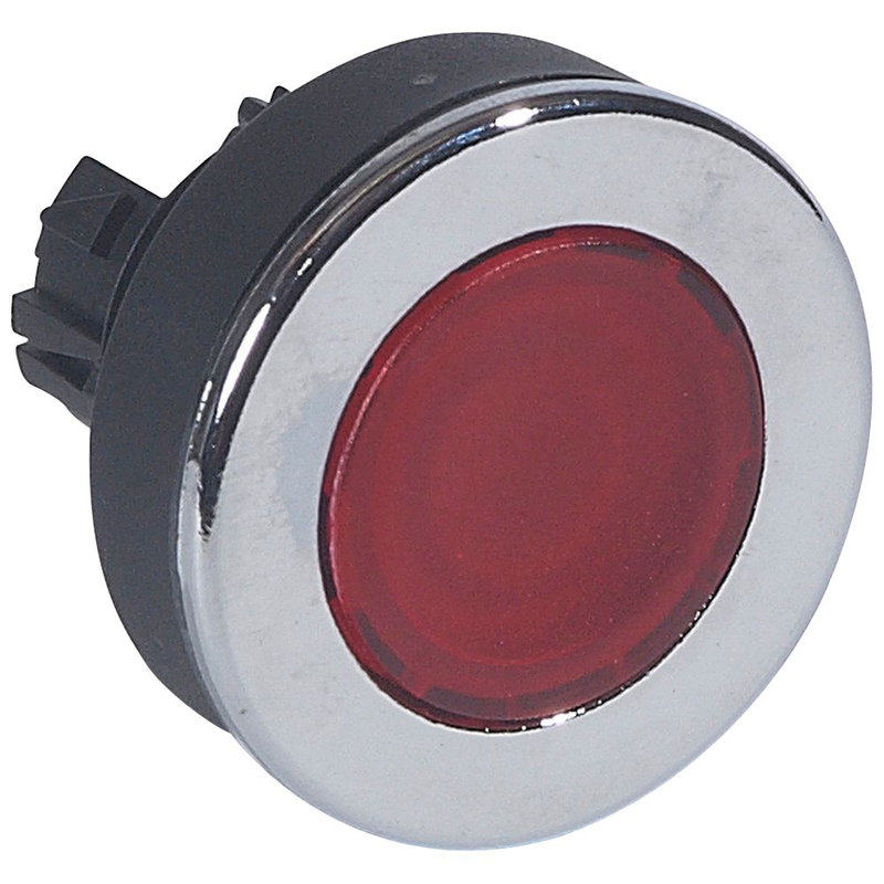 Legrand 024008 - Tête super affleurante à impulsion lumineuse IP66 Osmoz composable - rouge