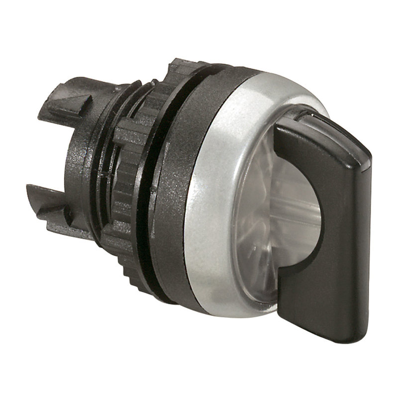 Legrand 024033 - Bouton tournant lum manette noire IP69 Osmoz composable - 2 positions fixes 45°