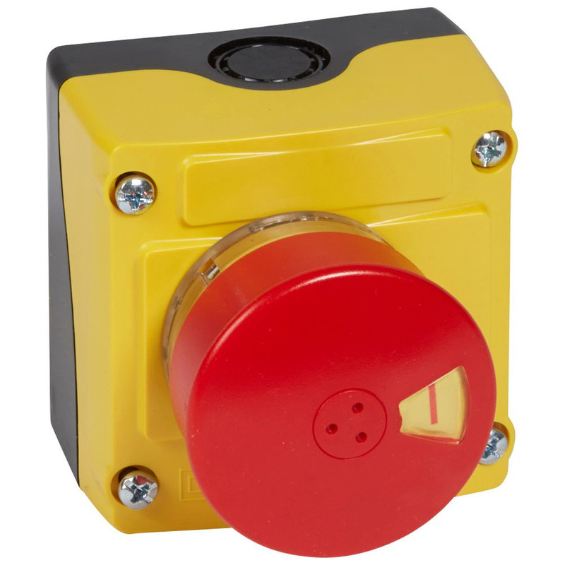 Legrand 024218 - Osmoz - boîte à bouton équipée - 1 trou - coup de poing à clé n° 455 Ø54
