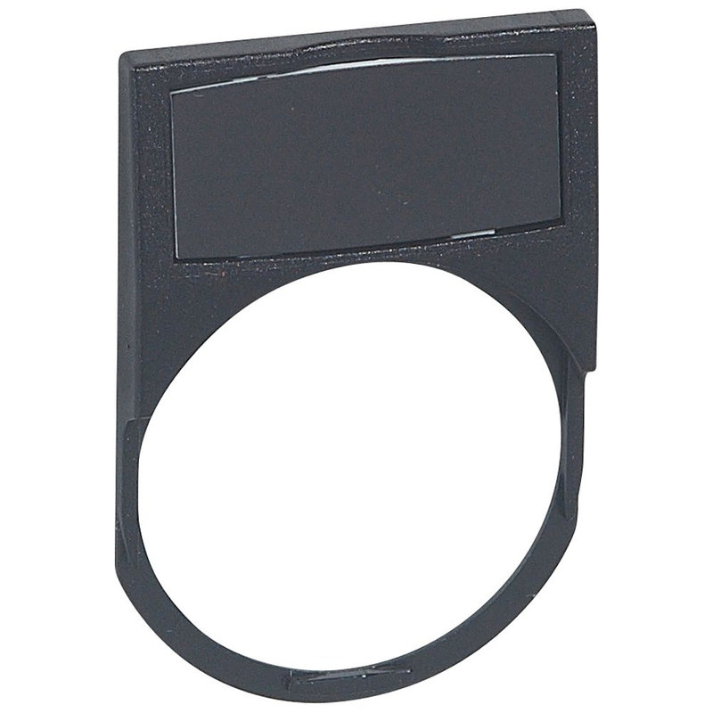 Legrand 024323 - Etiquette Osmoz , cadre équipé d'un insert noir - petit modèle