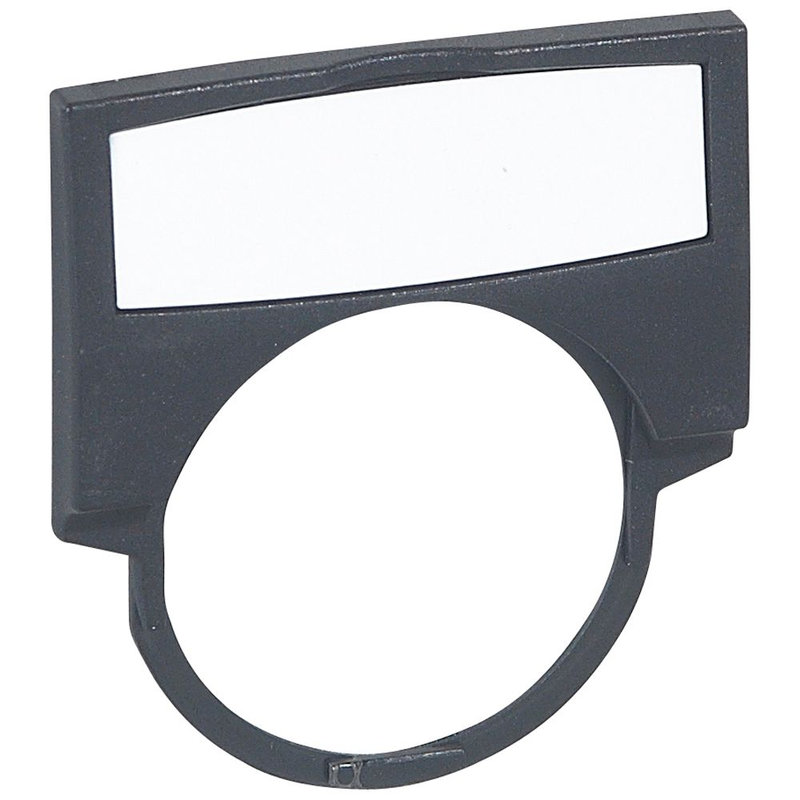 Legrand 024325 - Etiquette Osmoz , cadre équipé d'un insert blanc - modèle large
