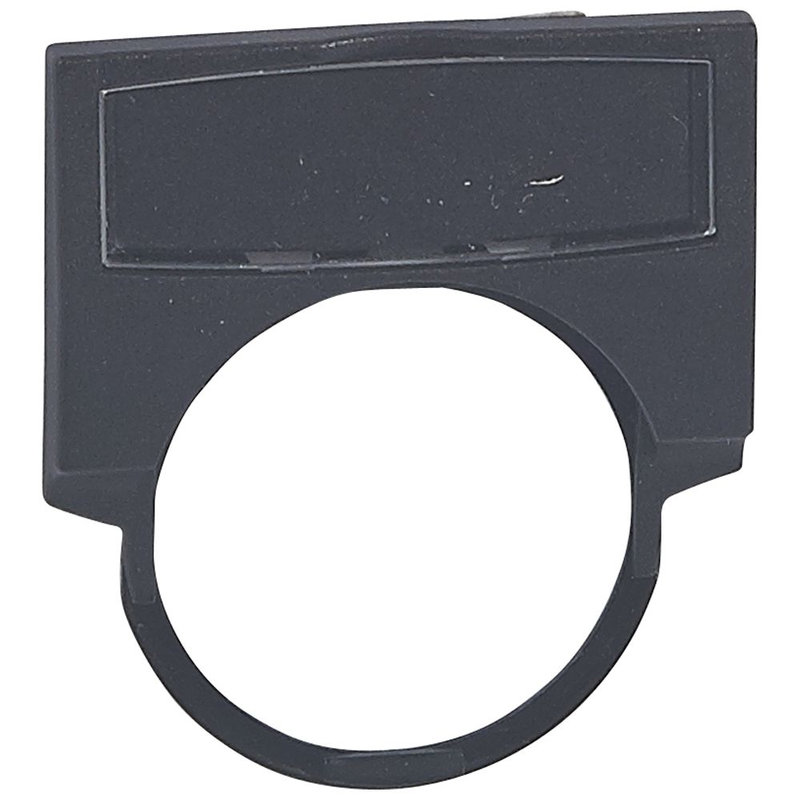 Legrand 024328 - Etiquette Osmoz , cadre équipé d'un insert noir - modèle large