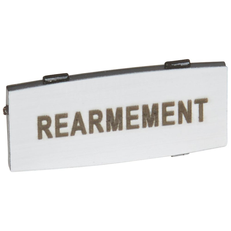 Legrand 024338 - Insert Osmoz avec texte - alu - petit modèle avec marquage REARMEMENT