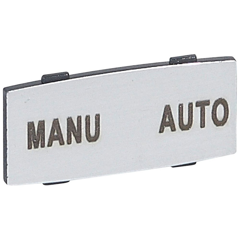 Legrand 024343 - Insert Osmoz avec texte - alu - petit modèle avec marquage MANU-AUTO