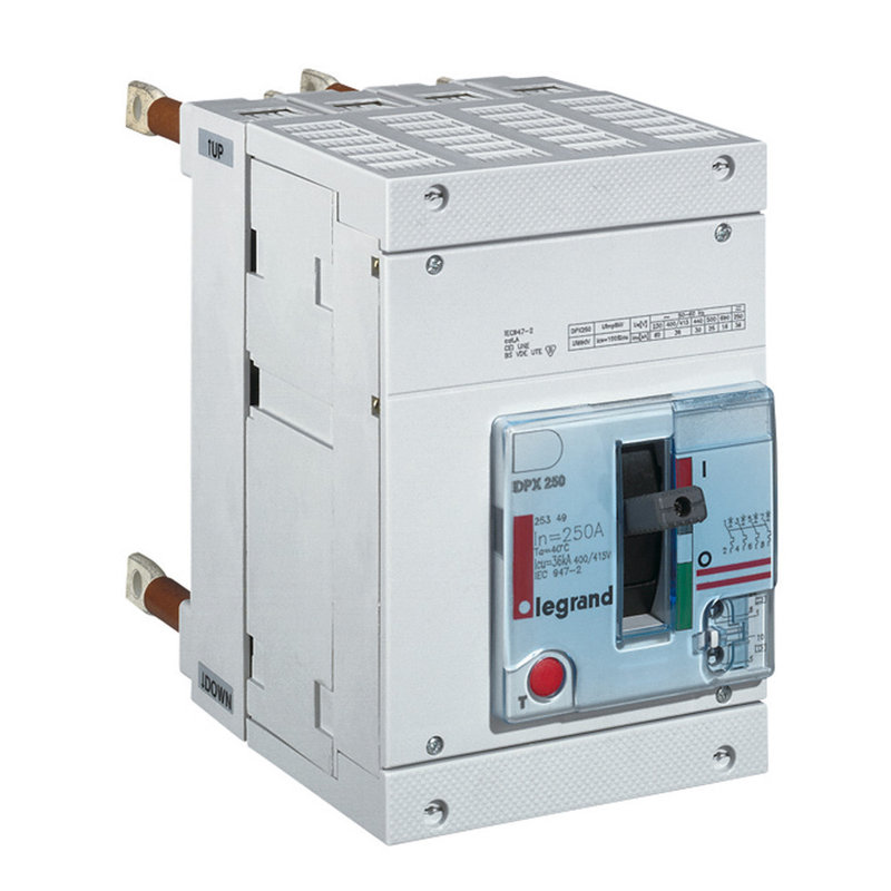 Legrand 025349 - Disjoncteur magnétothermique DPX250 pouvoir de coupure 36kA 400V~ - 4P - 250A