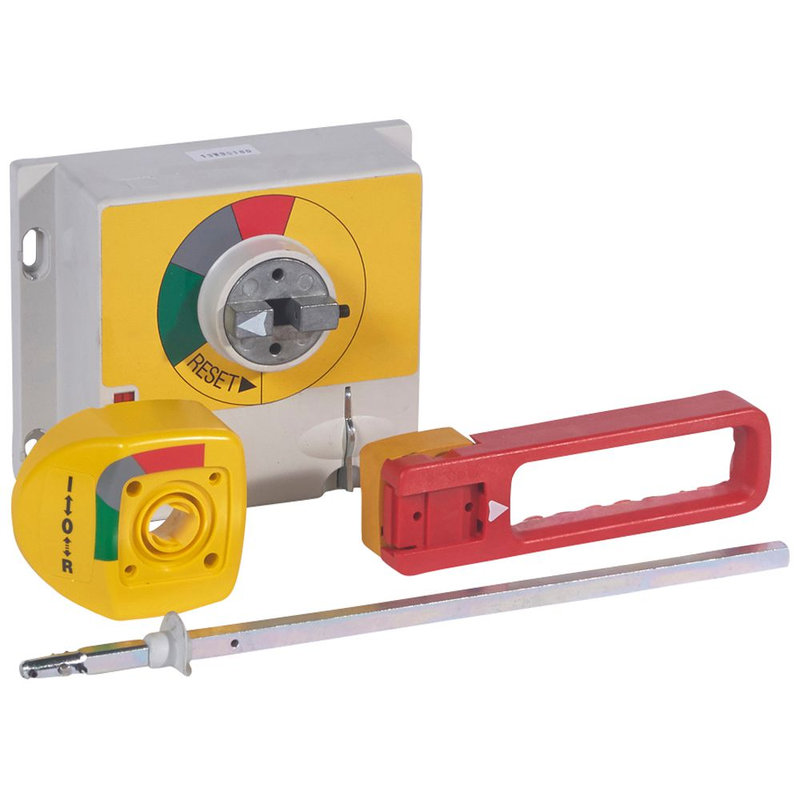 Legrand 026284 - Commande rotative d'urgence déportée sur porte IP55 pour DPX³1600 - rouge/jaune