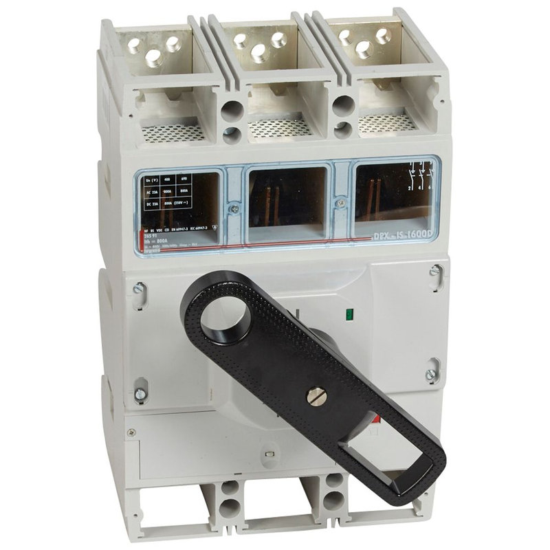 Legrand 026591 - Interrupteur-sectionneur DPX-IS1600 à déclenchement commande frontale - 3P 800A