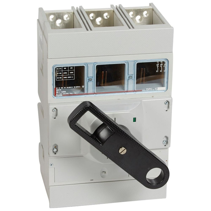 Legrand 026594 - Interrupteur-sectionneur DPX-IS1600 à déclenchement + cde frontale - 3P - 1600A