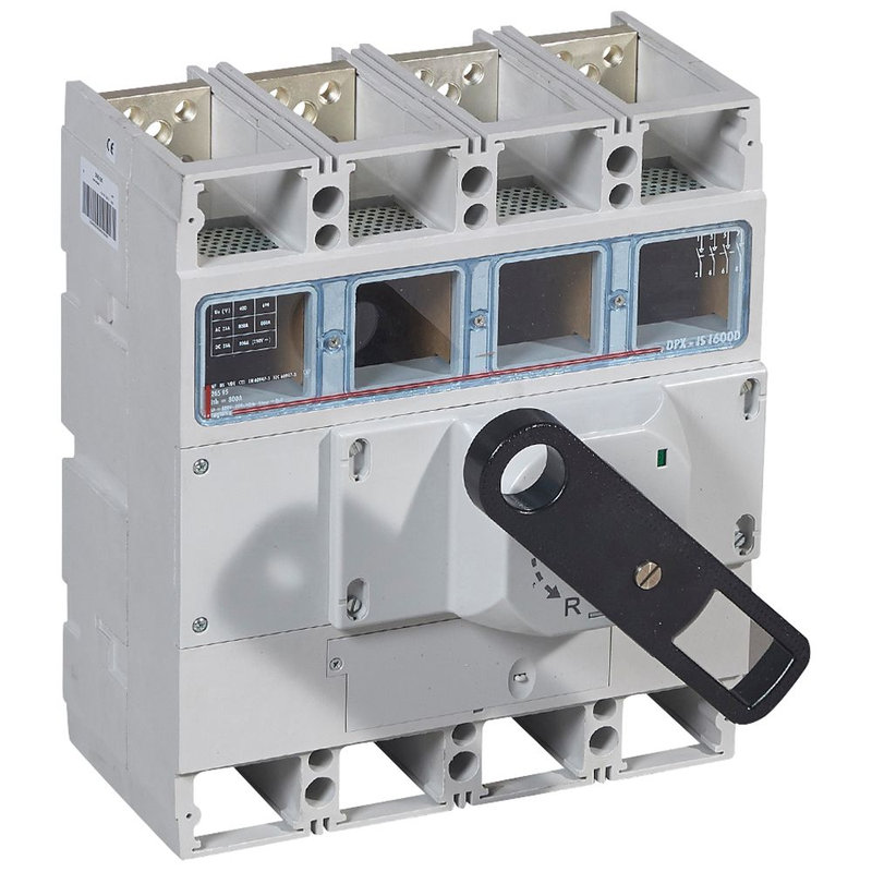 Legrand 026595 - Interrupteur-sectionneur DPX-IS1600 à déclenchement commande frontale - 4P 800A
