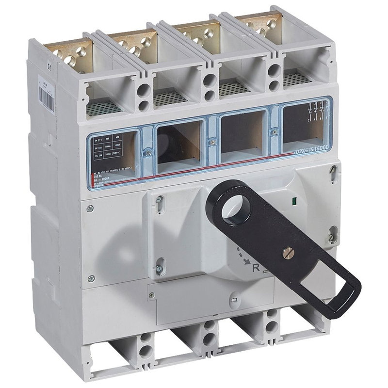 Legrand 026596 - Interrupteur-sectionneur DPX-IS1600 à déclenchement commande frontale - 4P 1000A