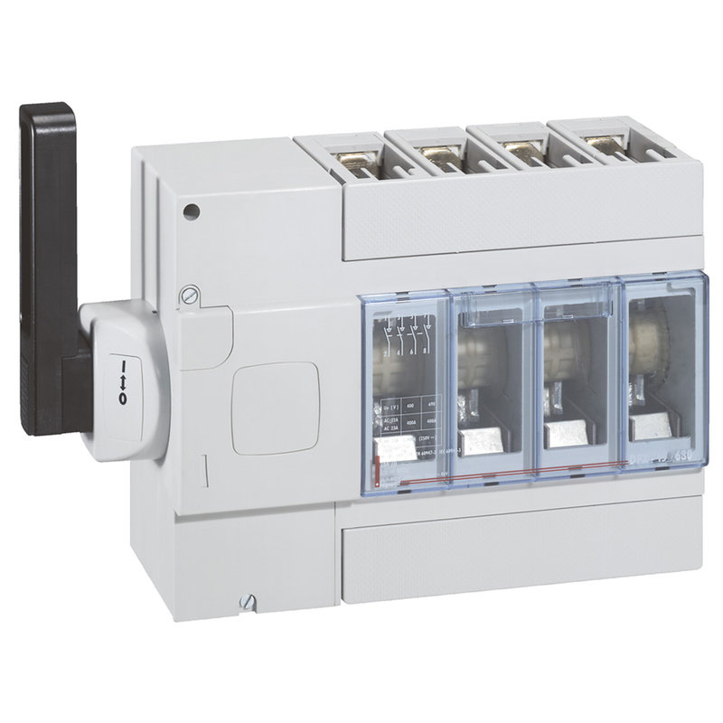 Legrand 026670 - inter-sectionneur DPX-IS630 sans déclenchement + cde latérale gauche - 4P - 400A