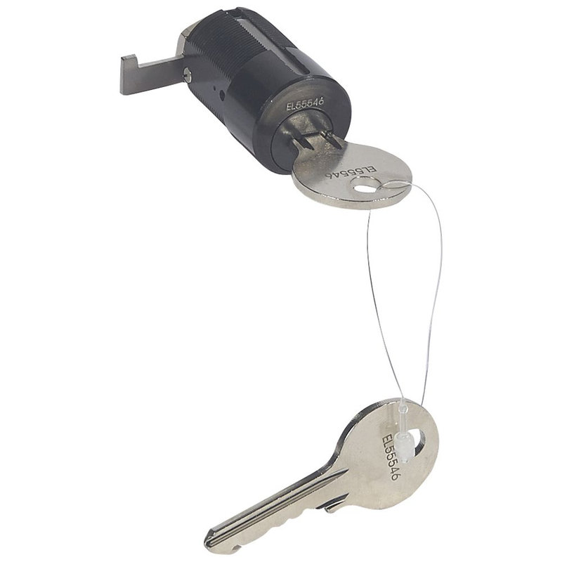 Legrand 026697 - Serrure de verrouillage à clé plate - bloquer 1 DPX-IS630 en position ouverte