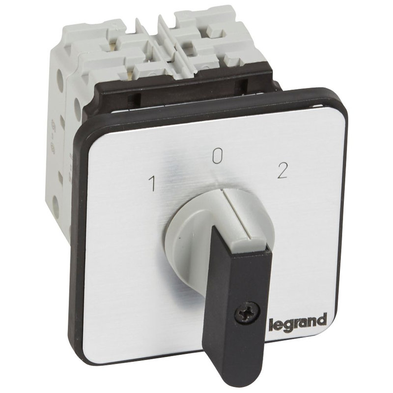 Legrand 027446 - Commutateur - inverseur avec arrêt 45° - PR 26 - 2P - 4 contacts - fixation vis