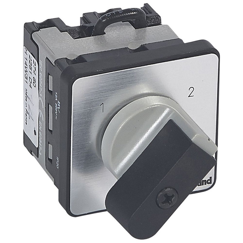Legrand 027460 - Commutateur - inverseur sans arrêt - PR 12 - 1P - 2 contacts - fixation vis