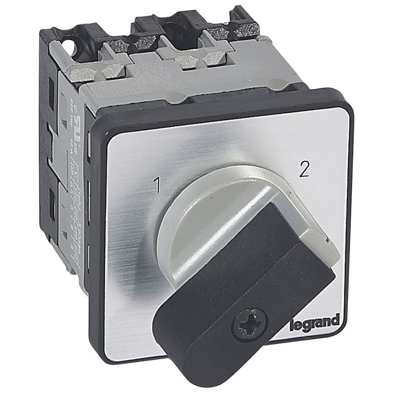 Legrand 027461 - Commutateur - inverseur sans arrêt - PR 12 - 2P - 4 contacts - fixation vis