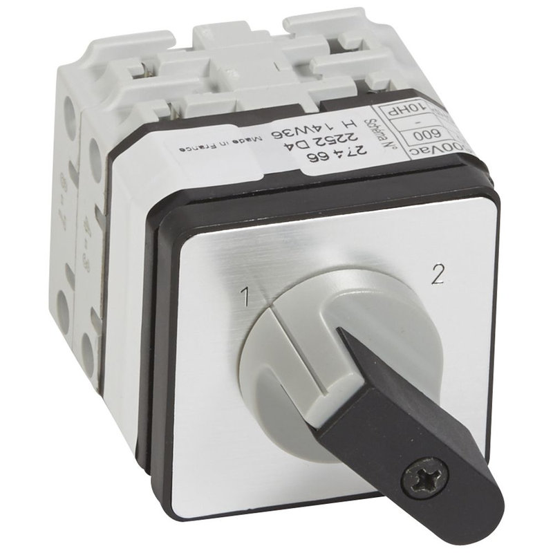 Legrand 027466 - Commutateur - inverseur sans arrêt - PR 17 - 2P - 4 contacts - fixation vis