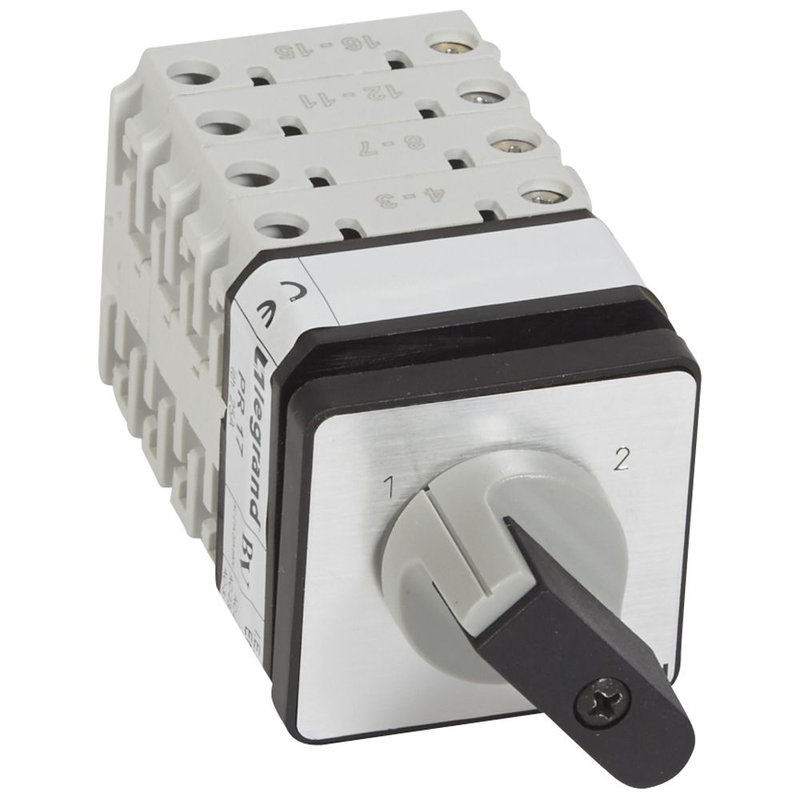 Legrand 027468 - Commutateur - inverseur sans arrêt - PR 17 - 4P - 8 contacts - fixation vis