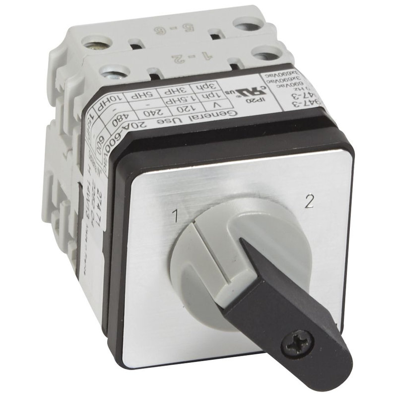 Legrand 027471 - Commutateur - inverseur sans arrêt - PR 21 - 2P - 4 contacts - fixation vis