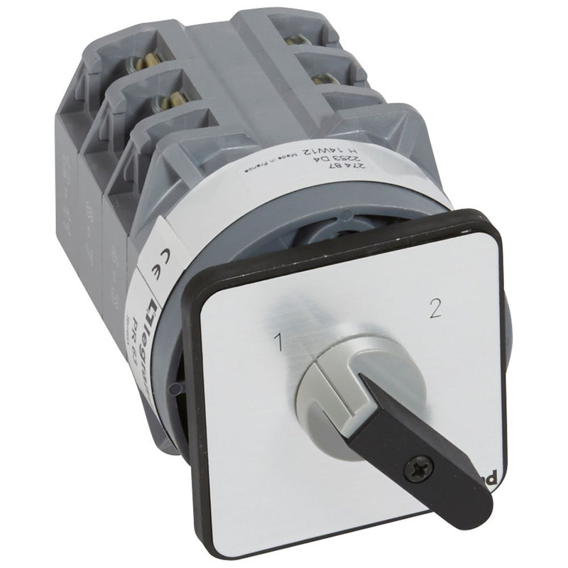 Legrand 027487 - Commutateur - inverseur sans arrêt - PR 63 - 3P - 6 contacts - fixation vis