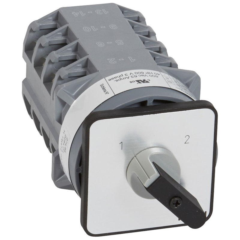 Legrand 027488 - Commutateur - inverseur sans arrêt - PR 63 - 4P - 8 contacts - fixation vis