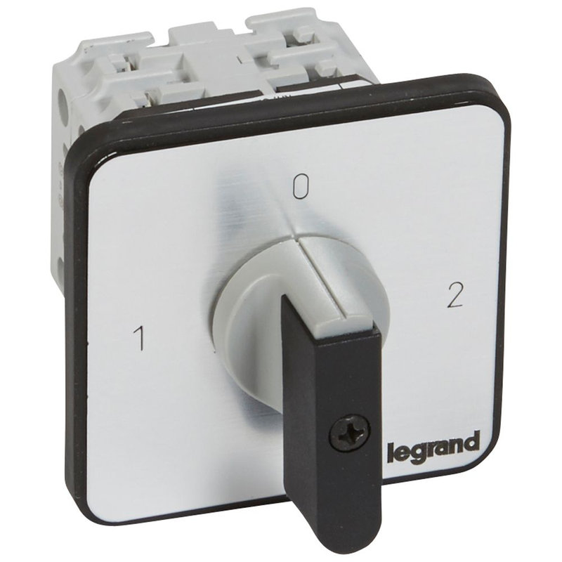 Legrand 027495 - Commutateur - inverseur avec arrêt 90°- PR 21 - 2P - 4 contacts - fixation vis