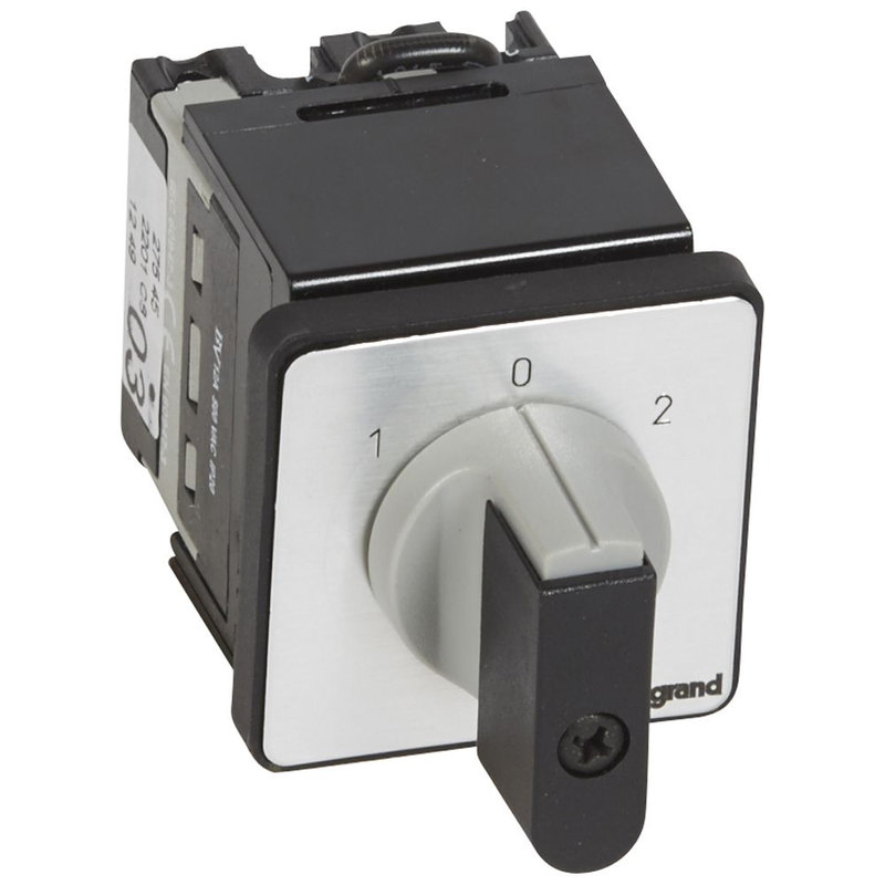 Legrand 027545 - Commutateur - inverseur avec arrêt - manette - PR 12 - 1P - fixation Ø22