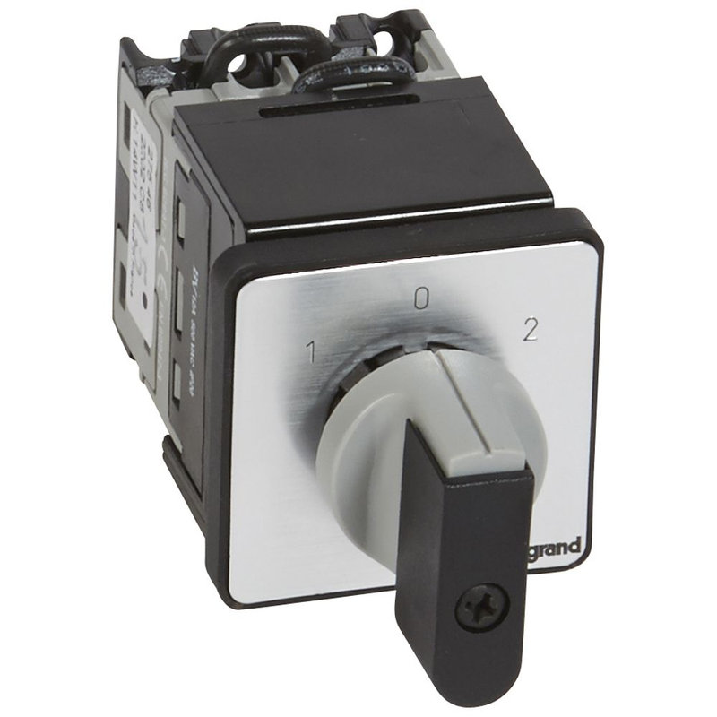 Legrand 027546 - Commutateur - inverseur avec arrêt - manette - PR 12 - 2P - fixation Ø22