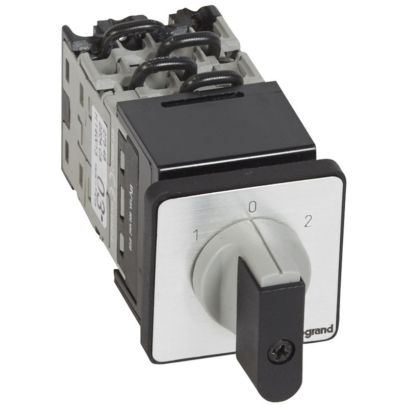 Legrand 027548 - Commutateur - inverseur avec arrêt - manette - PR 12 - 4P - fixation Ø22