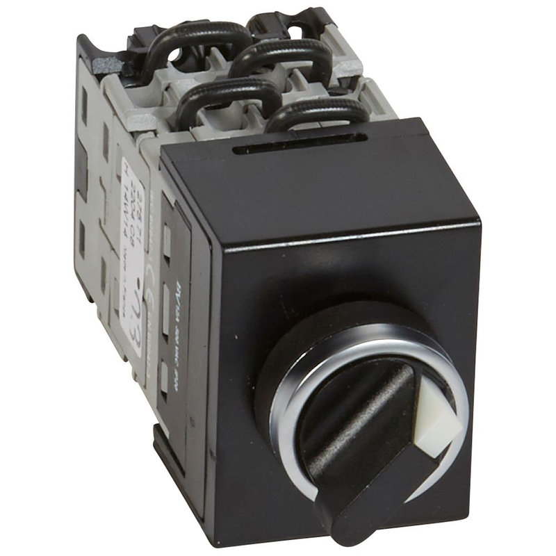 Legrand 027571 - Commutateur à cames - inverseur avec arrêt - tête de commande à manette - 4P