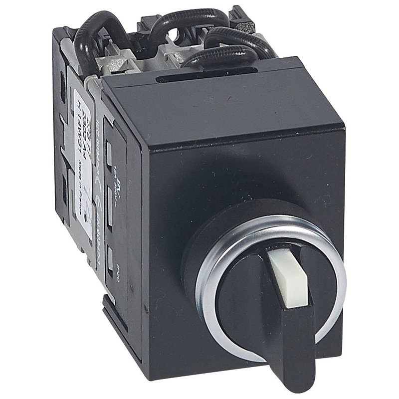 Legrand 027577 - Commutateur à cames 3 directions avec arrêt - tête de commande à manette - 2P