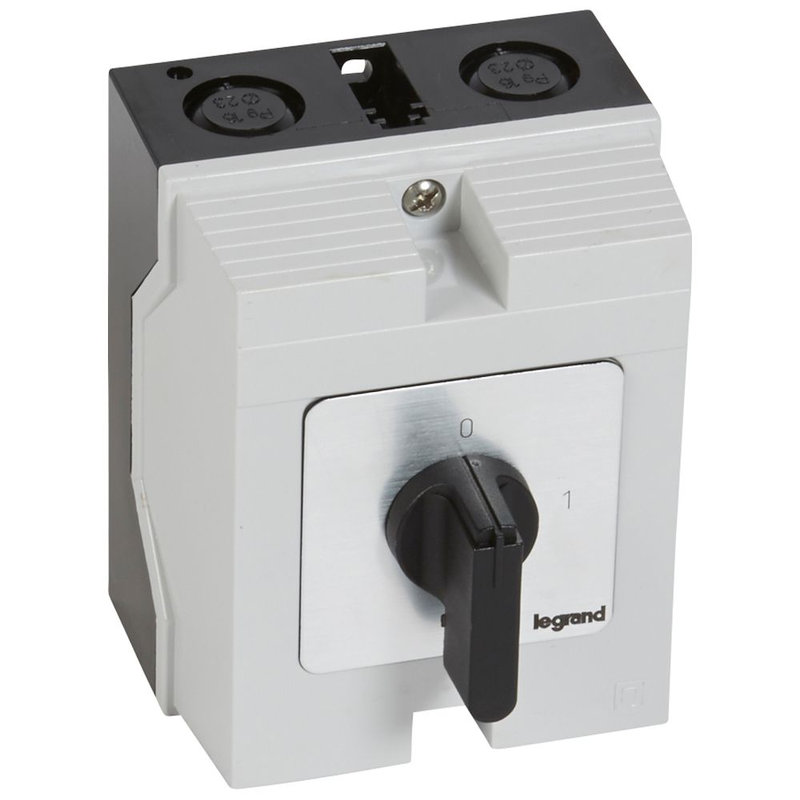 Legrand 027721 - Commutateur à cames inter marche/arrêt PR21 - 2P - 2 contacts - boîtier 96x120mm