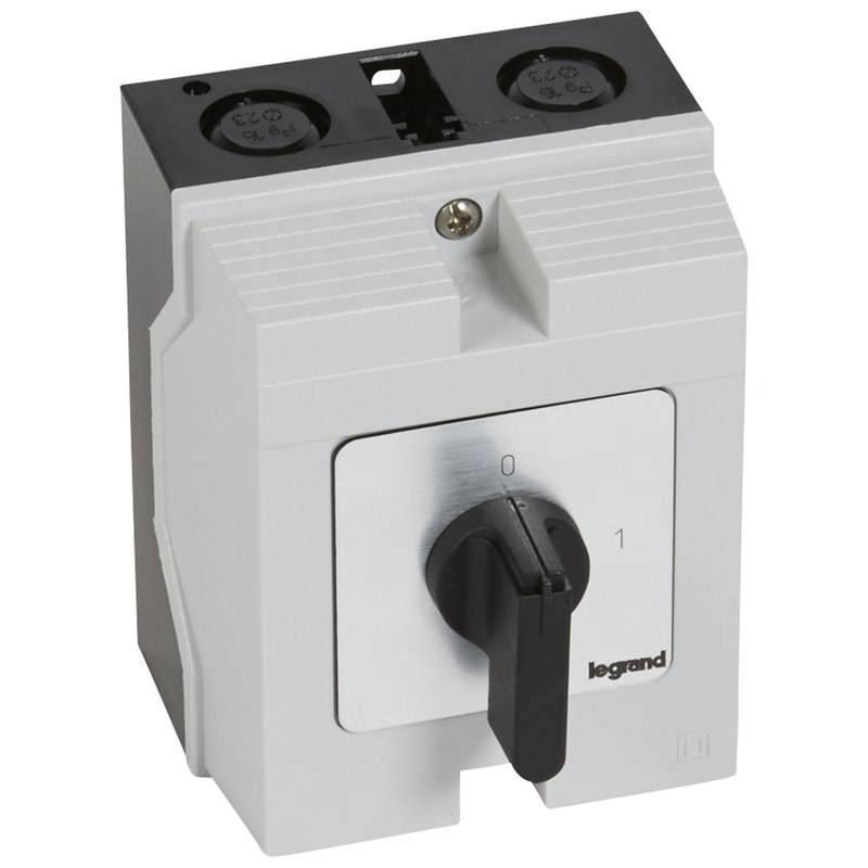 Legrand 027722 - Commutateur à cames inter marche/arrêt PR21 - 3P - 3 contacts - boîtier 96x120mm