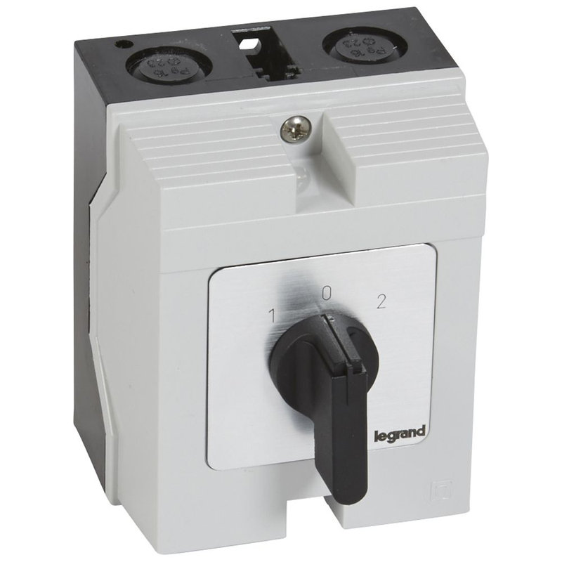 Legrand 027737 - Commutateur à cames inverseur - arrêt 45° PR21 -3P -6 contacts -boîtier 96x120mm