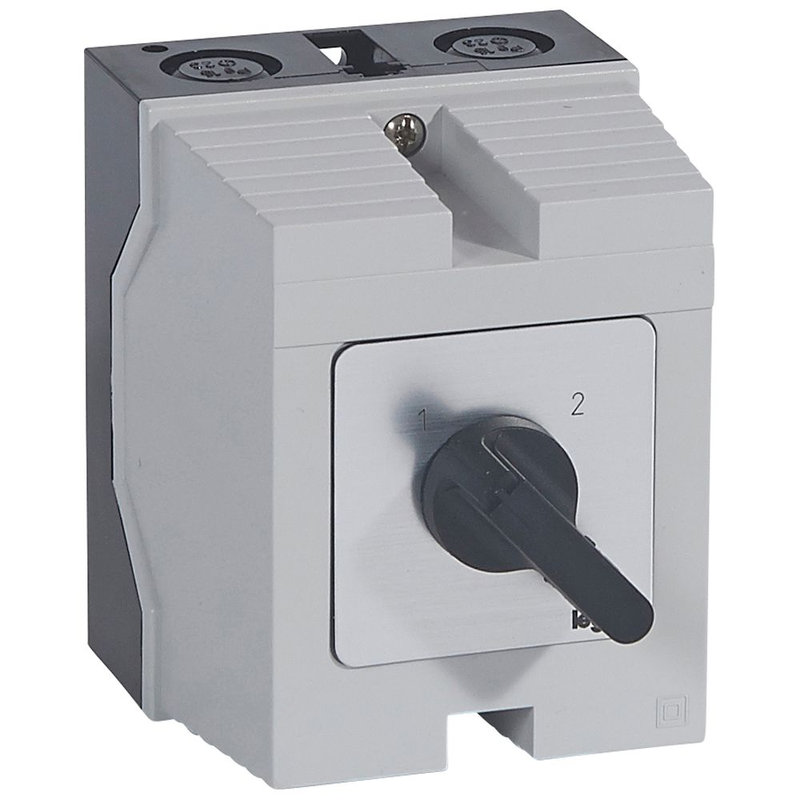 Legrand 027756 - Commutateur à cames inverseur sans position arrêt PR12 -4P -8 contacts -96x120mm