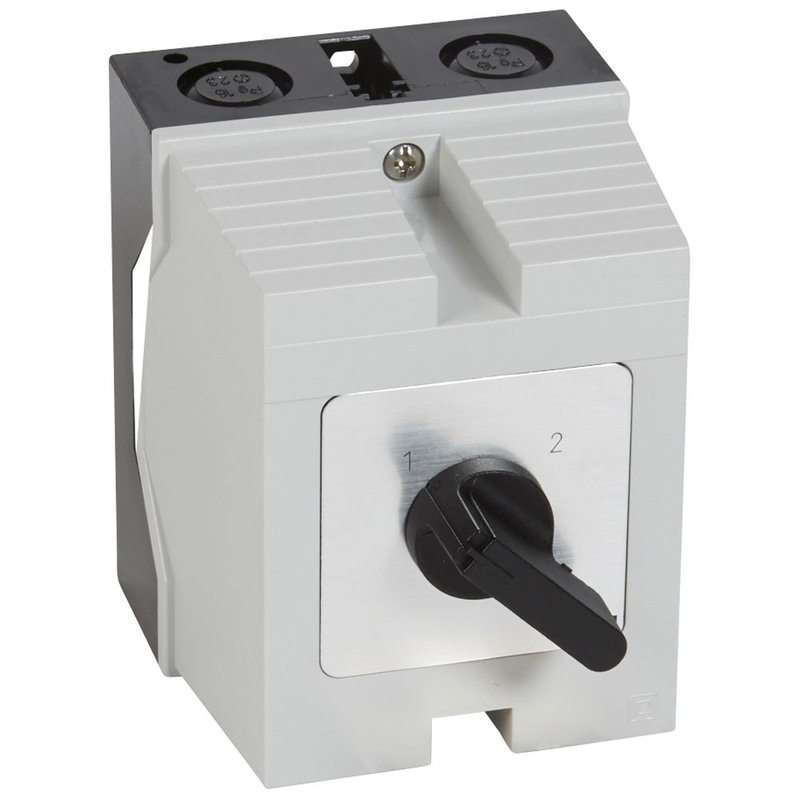 Legrand 027758 - Commutateur à cames inverseur sans position arrêt PR17 -4P -8 contacts -96x120mm