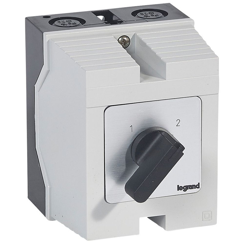Legrand 027762 - Commutateur à cames inverseur sans position arrêt PR26 -4P -8 contacts -96x120mm