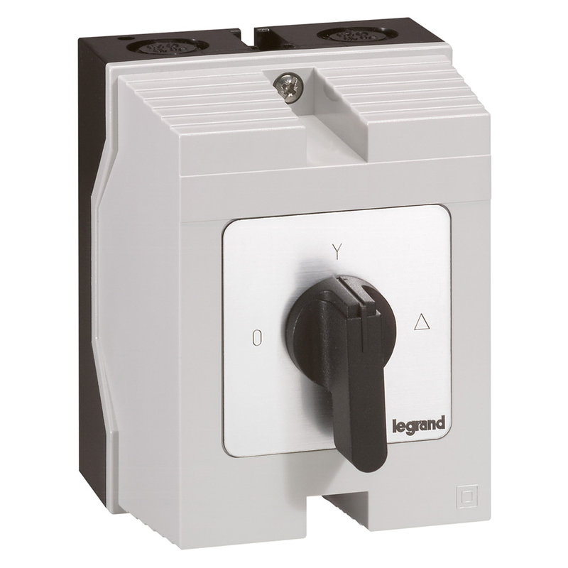 Legrand 027776 - Commutateur moteur triphasé - démarreur 1 vitesse - PR 17 - 8 contacts - boîtier