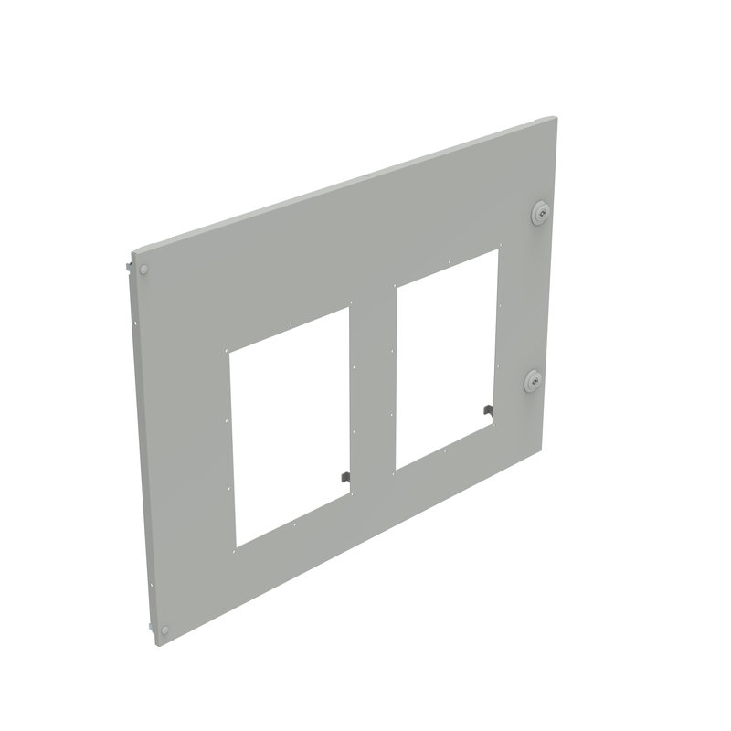 Legrand 021089 - Plastron métal XL³4000 - 2 DMX³ et DMX-I 1600 - l. 600mm - débrochable -36 mod