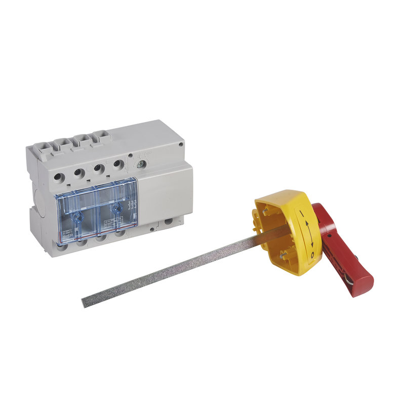 Legrand 022316 - Interrupteur-sectionneur Vistop 63A - 3P avec commande latérale et poignée rouge