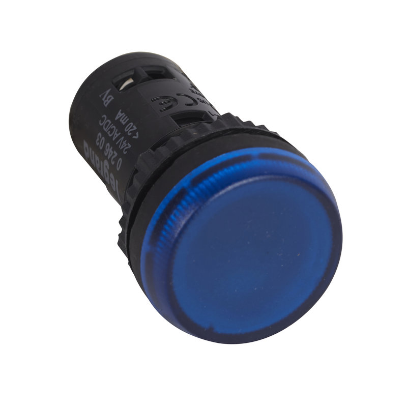 Legrand 024603 - Voyant monobloc avec LED intégrée IP69 Osmoz complet - bleu - 24V~ ou 24V=