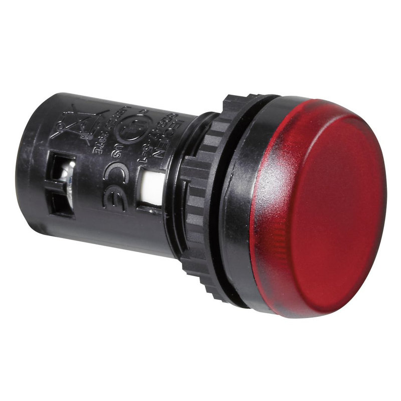 Legrand 024606 - Voyant monobloc avec LED intégrée IP69 Osmoz complet - rouge - 130 V~