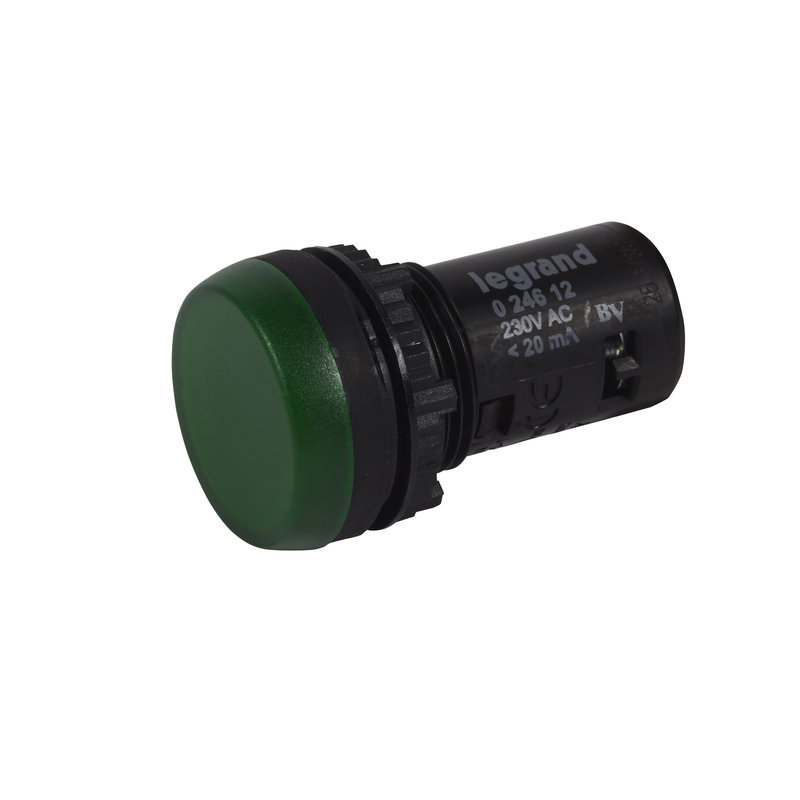 Legrand 024612 - Voyant monobloc avec LED intégrée IP69 Osmoz complet - vert - 230V~