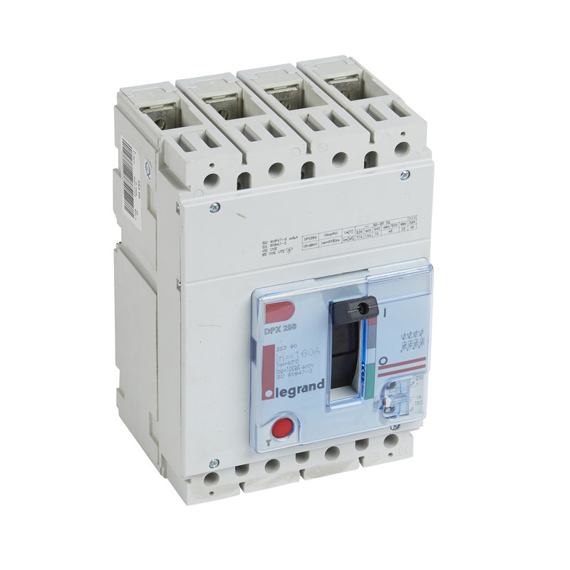 Legrand 025390 - Disjoncteur boitier moulé DPX250-L pouvoir de coupure 100kA 4P 160A