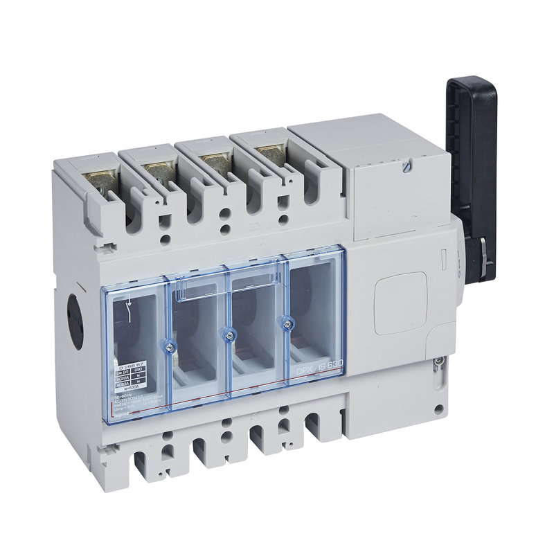 Legrand 026667 - inter-sectionneur DPX-IS630 sans déclenchement + cde latérale droite - 4P - 630A