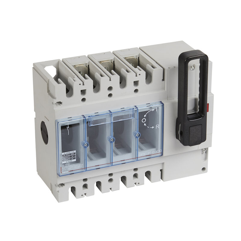 Legrand 026673 - Interrupteur-sectionneur DPX-IS630 à déclenchement + cde frontale - 3P - 630A