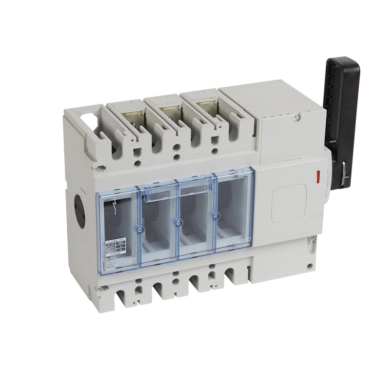 Legrand 026677 - Inter-sectionneur DPX-IS630 à déclenchement + cde latérale droite - 3P - 630A