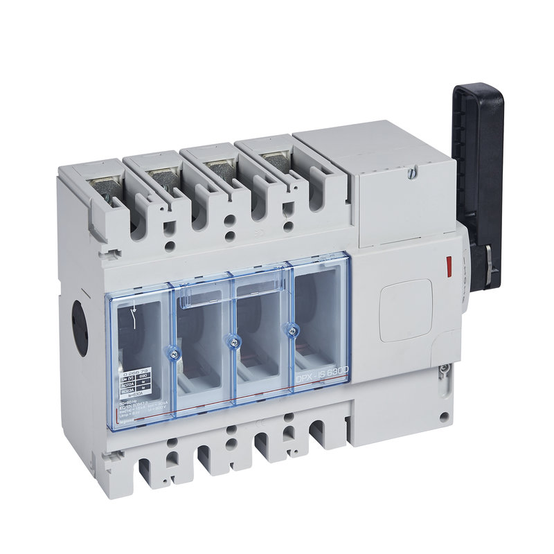Legrand 026679 - Inter-sectionneur DPX-IS630 à déclenchement + cde latérale droite - 4P - 630A